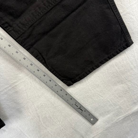 Madewell Pants Men's 36x30 Black Canvas Utility Double Knee Canvas MSRP $128 NEW - Picture 6 of 11
